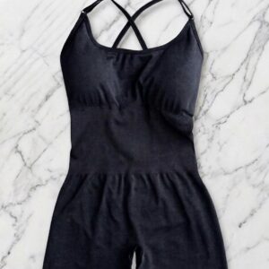 Ολόσωμο Shapewear Σορτς Απαλό Σκούρο μπλε