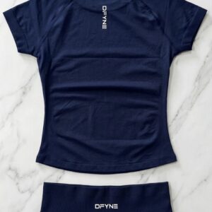 DFYNE Κολάν με μπλούζα Σκούρο μπλε σετ απο S - XL